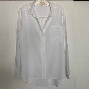 Cloth & Stone white blouse size M